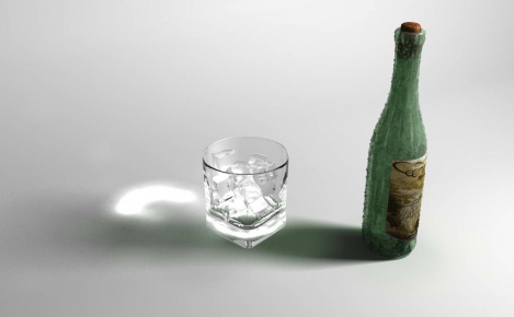 3D model láhve