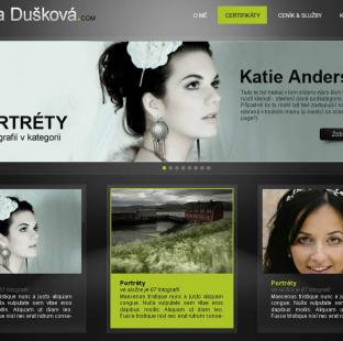 Daniela Dušková - webdesign fotoateliér