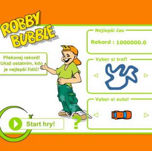 Flash interaktivní hra  Robby Bubble