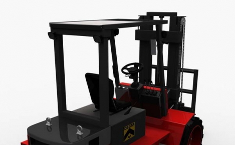 3D model vysokozdvižného vozíku