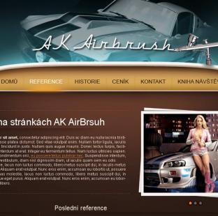 Airbrush - webové stránky