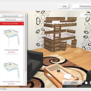 3D konfigurátor postelí