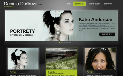 Daniela Dušková - webdesign fotoateliér