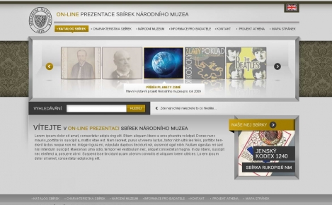 Národní muzeum - webové stránky