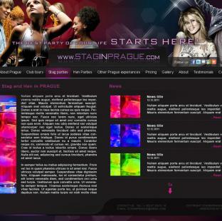 Go Party Prague - webdesign