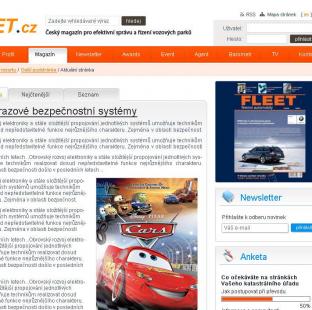 iFleet - webdesign, návrh loga