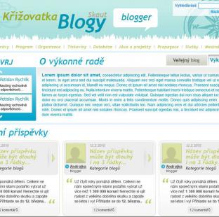 Blog křižovatka - webdesign